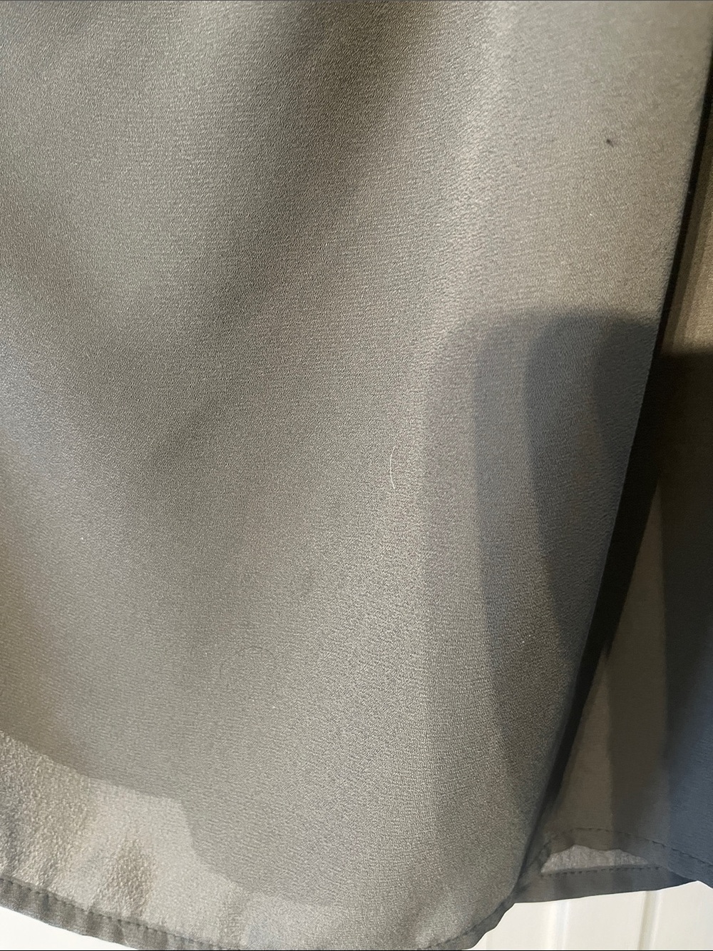 forever 21 Olive green Draped Crossover Blouse v neck - Picture 2 of 3